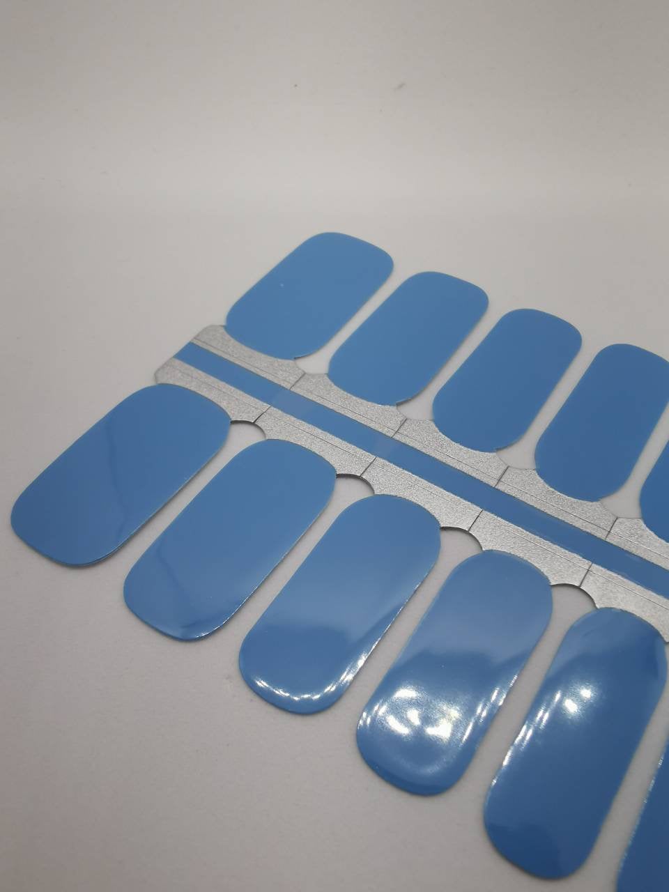 Gray Baby Blue Solid Color