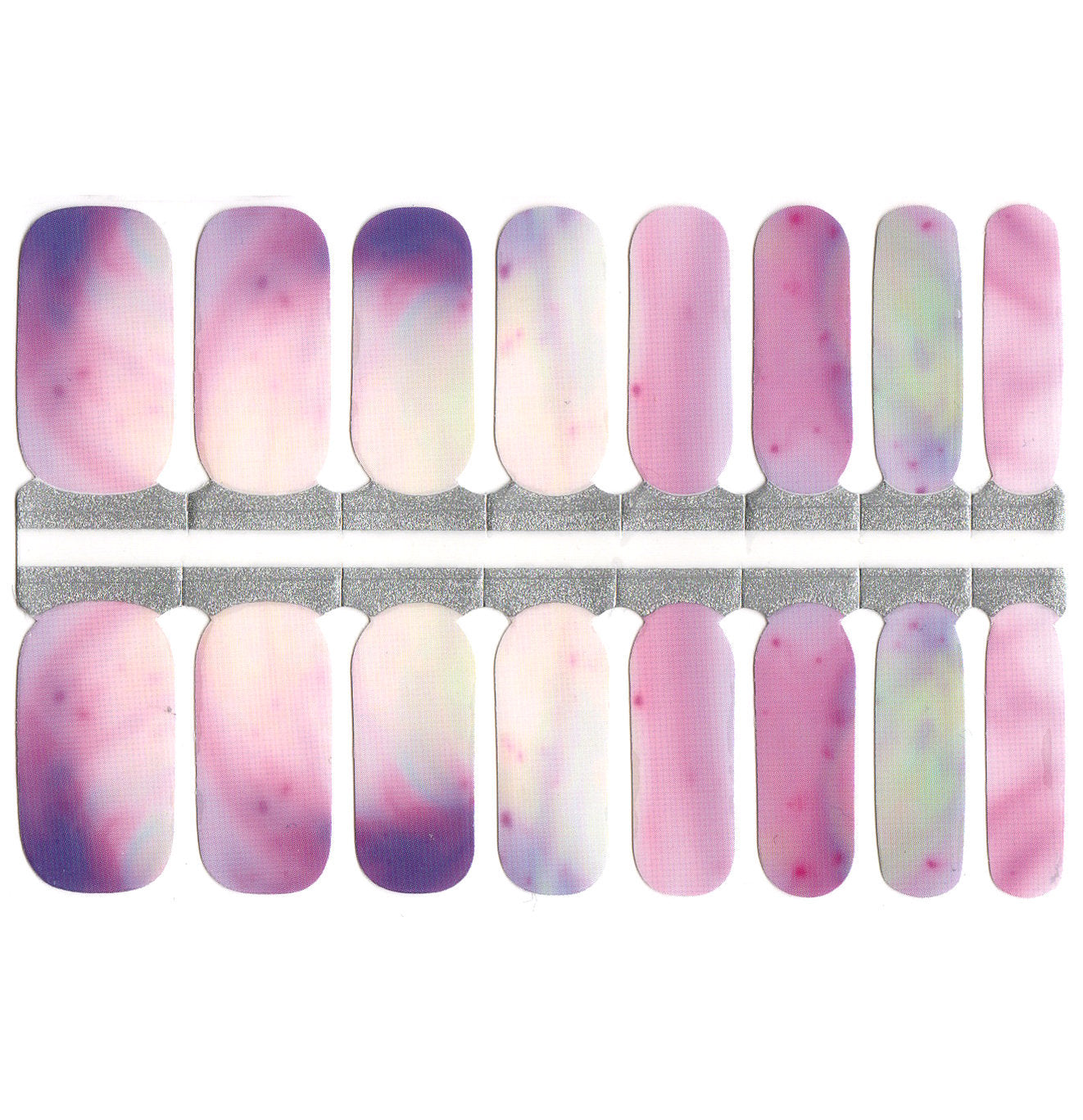 White Smoke Purple and White Watercolor Marble Ombre Gradient