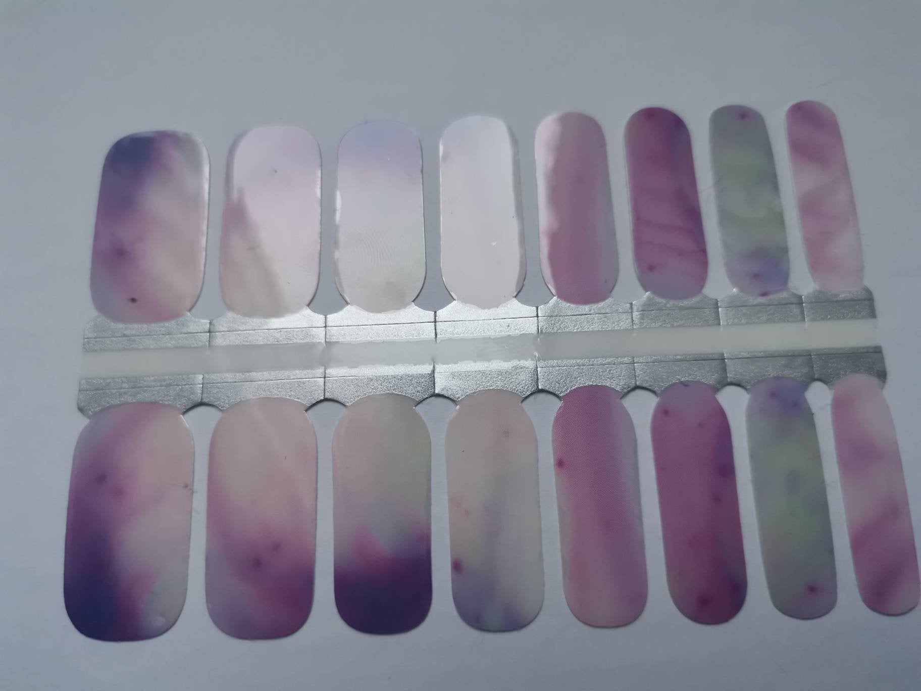 Slate Gray Purple and White Watercolor Marble Ombre Gradient