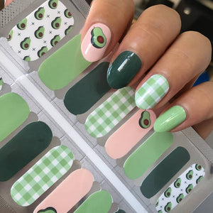 Green and White Plaid Avocado Avocuddle